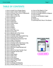 Load image into Gallery viewer, Printable Cricut Cheat Sheets, Cricut Design Space Help, Cricut Design Space ebook, Cricut Design Space Tutorials, Cricut Design Space Videos, Cricut Guide,