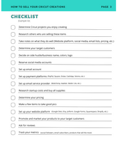 Load image into Gallery viewer, Cricut business checklist, Cricut business, Cricut profitable business, Cricut side hustle
