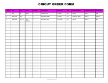 Load image into Gallery viewer, Cricut Business Order Form