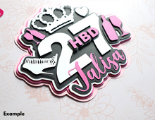Load image into Gallery viewer, Custom 3D Cake Topper