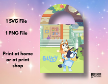 Load image into Gallery viewer, Bluey Party Favor Gift Bag | Bluey Birthday Party