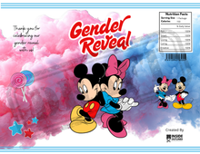 Load image into Gallery viewer, Personalized Mickey Mouse Minnie Mouse Chip Bag Template – Editable in Canva | DIY Printable Party Favor | Instant Download