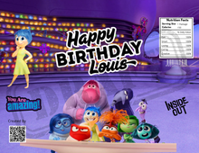 Load image into Gallery viewer, Personalized Inside Out Chip Bag Template – Editable in Canva | DIY Printable Party Favor | Instant Download