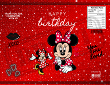 Load image into Gallery viewer, Personalized Minnie Mouse Chip Bag Template – Editable in Canva | DIY Printable Party Favor | Instant Download