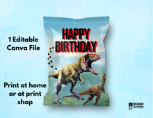 Load image into Gallery viewer, Chip bag template, chip bag template size, chip bag template canva, chip bag template free download, chip bag template free download pdf, chip bag template free printable