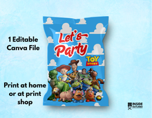 Load image into Gallery viewer, Chip bag template, chip bag template size, chip bag template canva, chip bag template free download, chip bag template free download pdf, chip bag template free printable