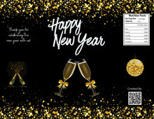 Load image into Gallery viewer, Personalized New Year Chip Bag Template – Editable in Canva | DIY Printable Party Favor | Instant Download