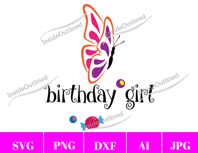 Birthday Girl Svg File