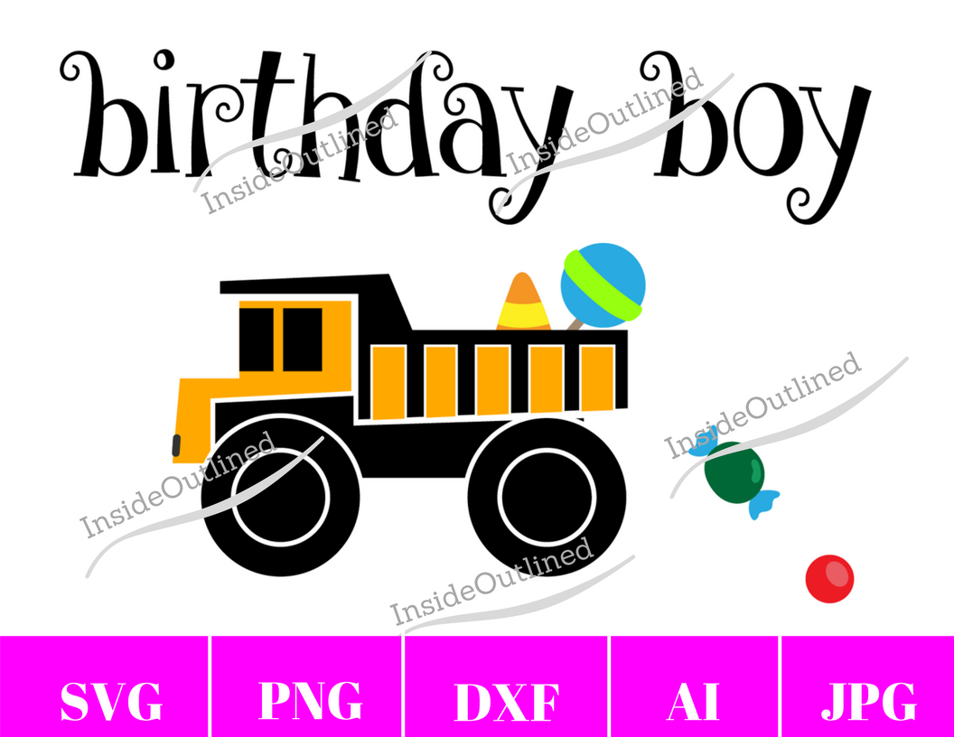 Birthday Boy Svg File