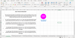 Cricut Insider eBook - Cricut Pricing Spreadsheet - Business Launch Playbook 3-in-1